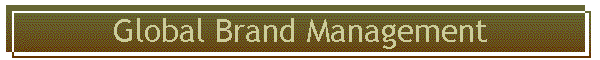 Global Brand Management
